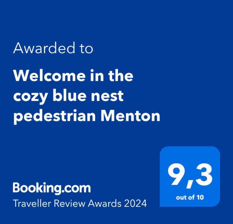 Welcome In The Cozy Blue Nest Pedestrian Ментона Экстерьер фото